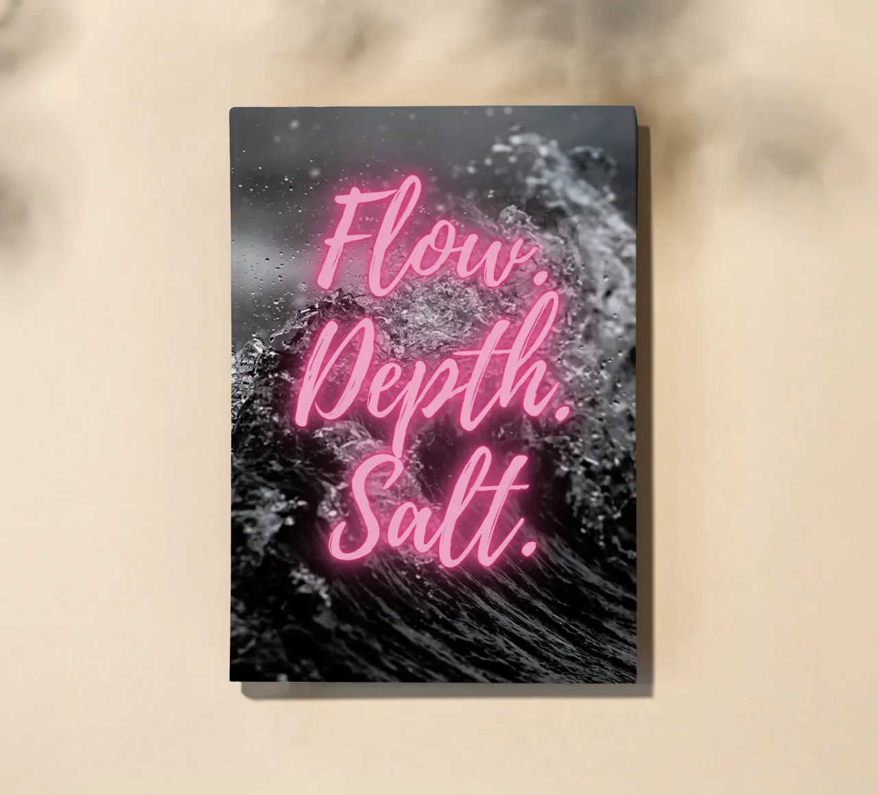 FLOW. DEPTH. SALT. notebook by Einfach Uebel