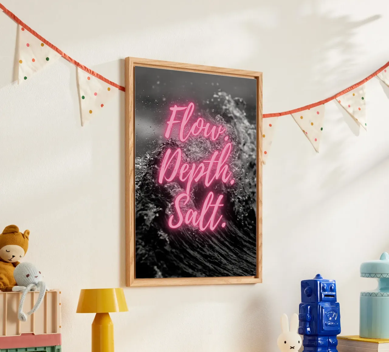 FLOW. DEPTH. SALT. plexiglass da Einfach Uebel