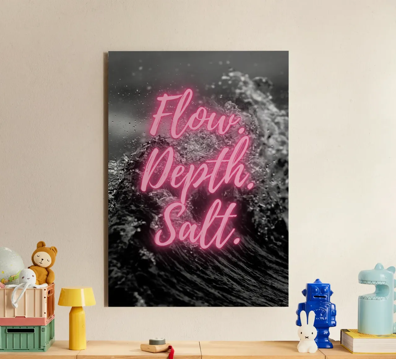 FLOW. DEPTH. SALT. alluminio dibond da Einfach Uebel