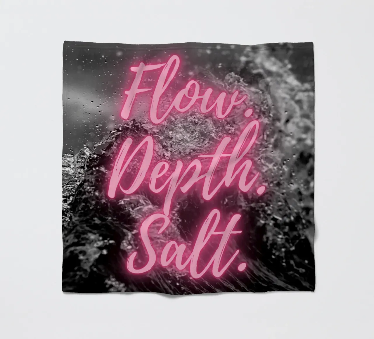 FLOW. DEPTH. SALT. coperta in pile da Einfach Uebel