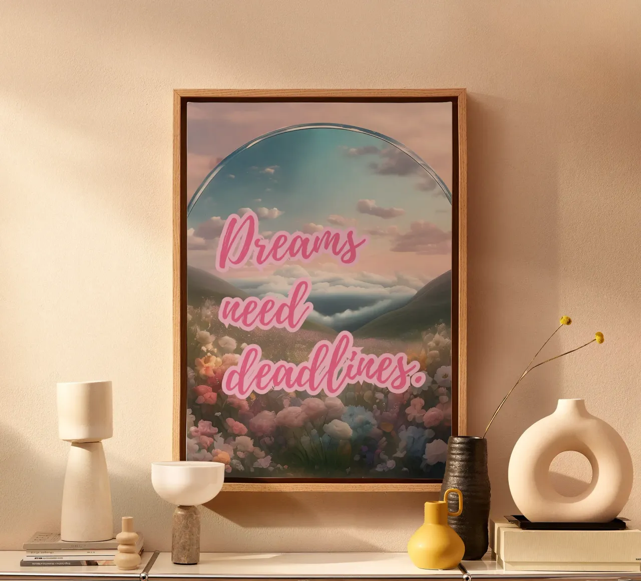 DREAMS NEED DEADLINES tela da Einfach Uebel