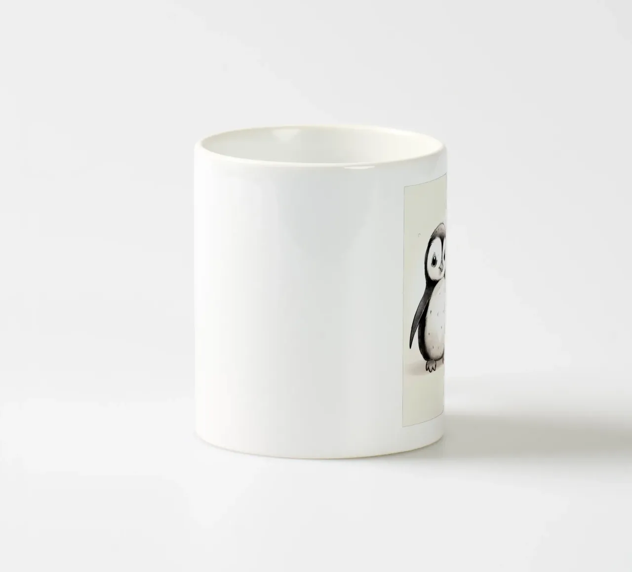 Duo di pinguini retrò tazza in ceramica da Funny Animals