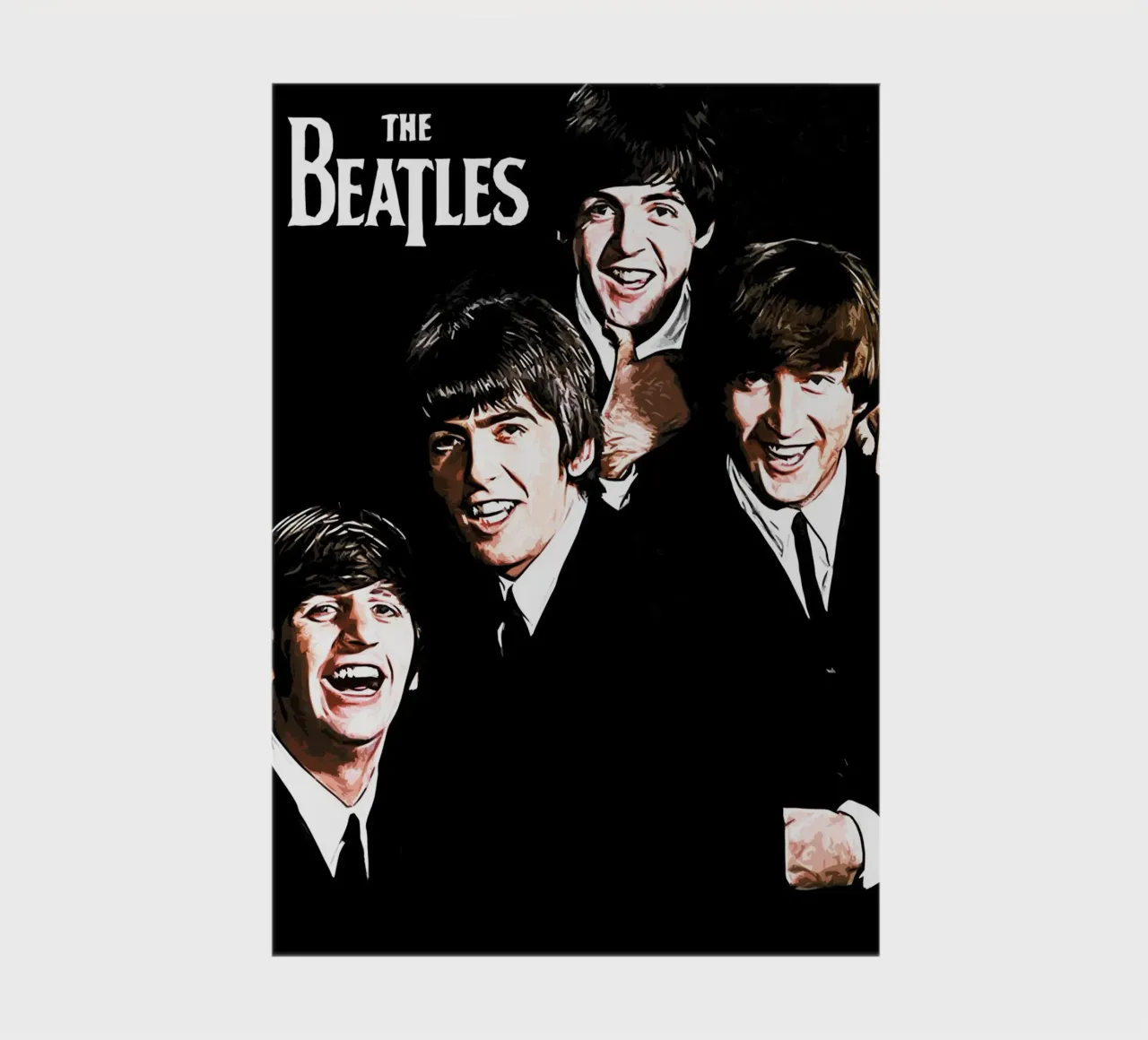 Beatles Musikband 1 Kunst Notizbuch von music soul