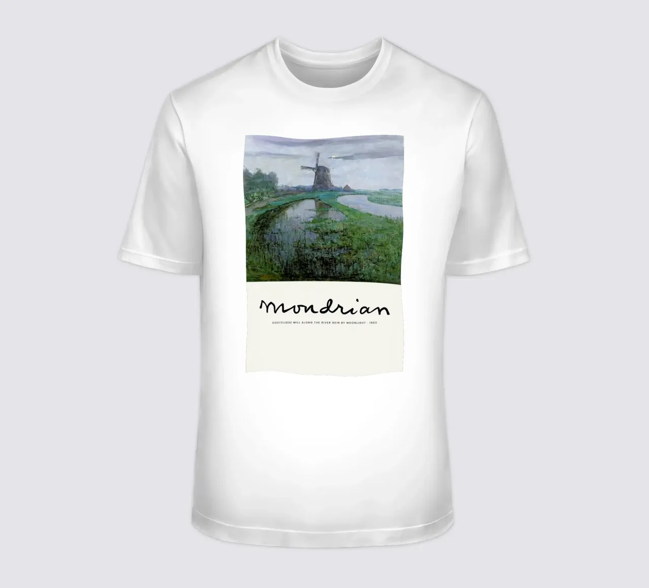 Mondrian – Signed Mill t-shirt da Vintage by JUNIQE