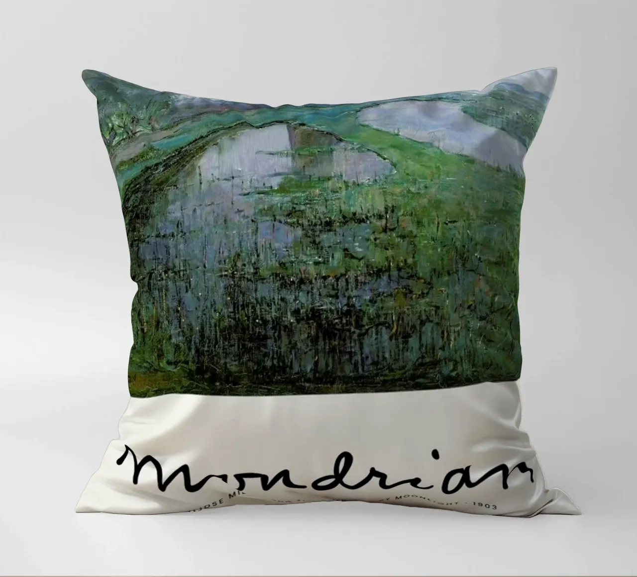 Mondrian – Signed Mill cuscino da Vintage by JUNIQE