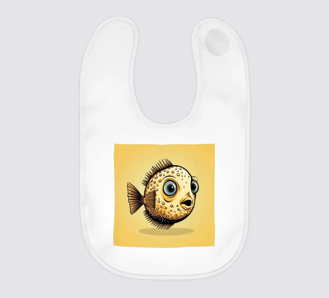 Pesce palla retrò bavaglino da Funny Animals