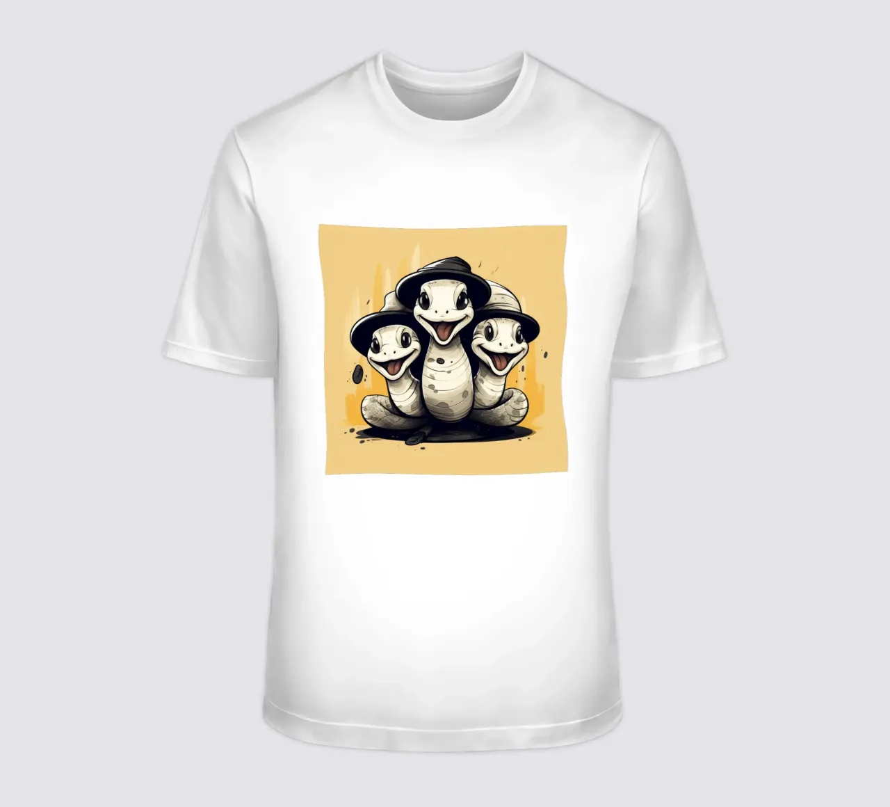 Retro Python Duo t-shirt van Funny Animals