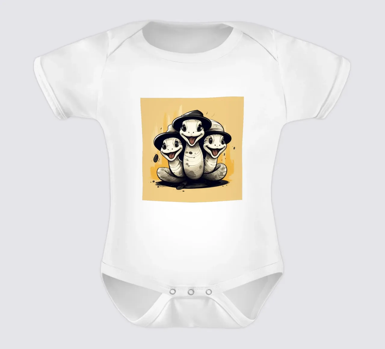 Retro Python Duo body bébé de Funny Animals