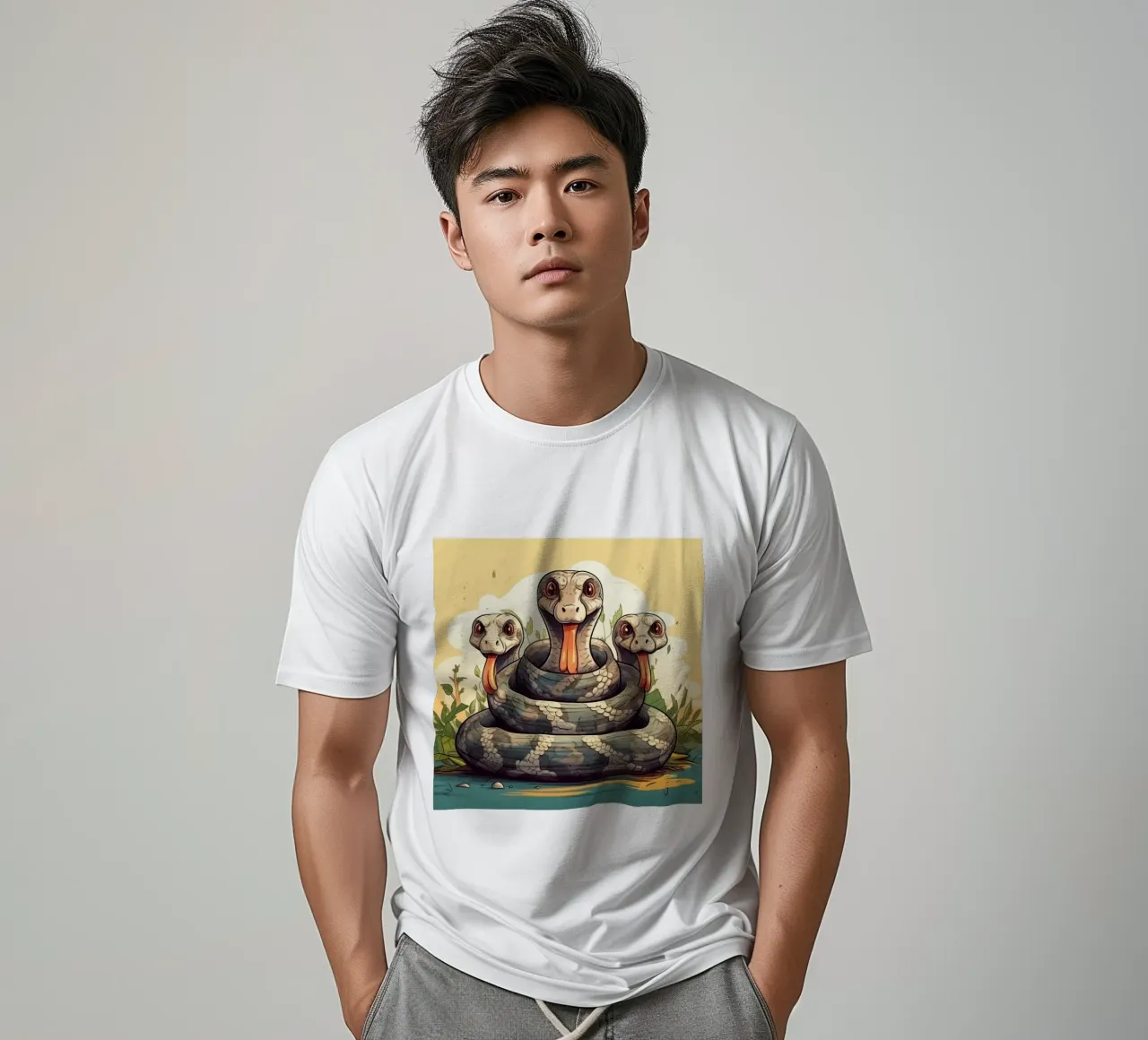 Pandilla Retro Python camiseta de Funny Animals
