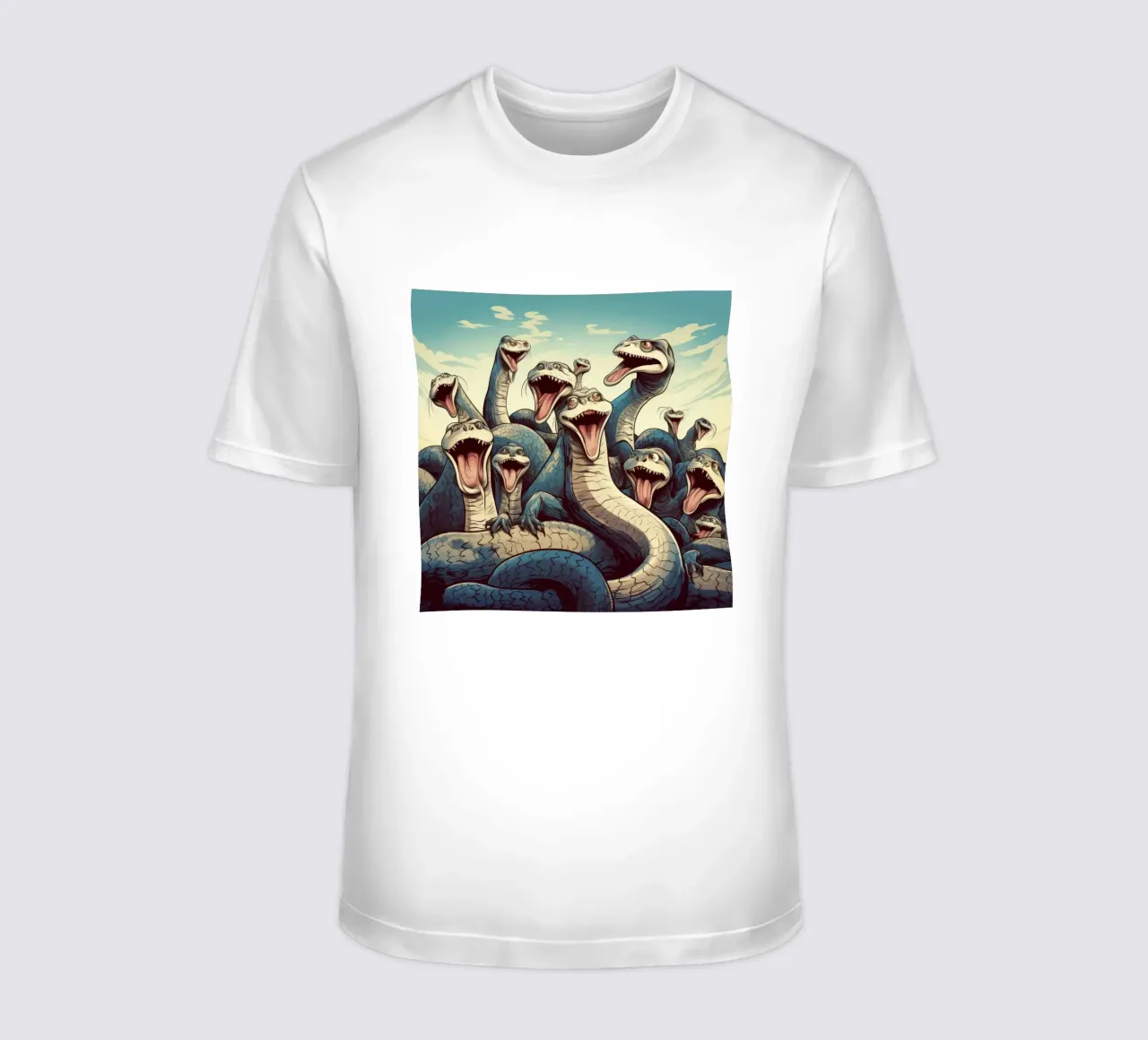 Retro Python Bende t-shirt van Funny Animals