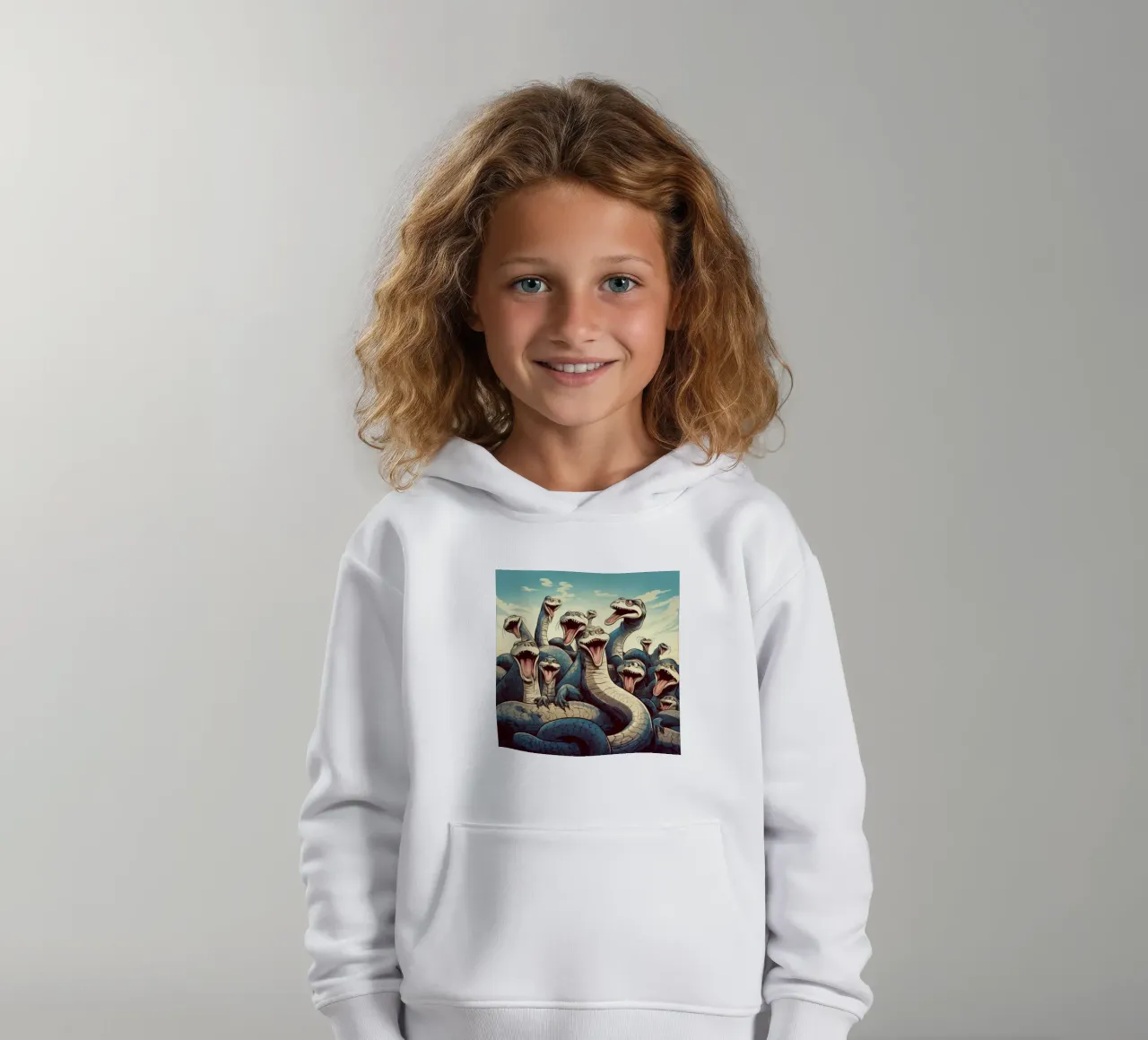 Pandilla Retro Python sudadera con capucha para niño de Funny Animals