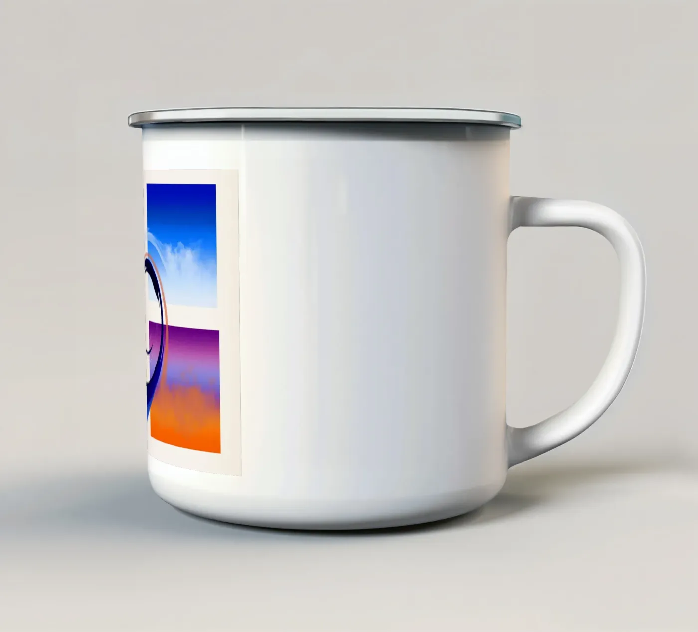 Wind enamel mug by Viola