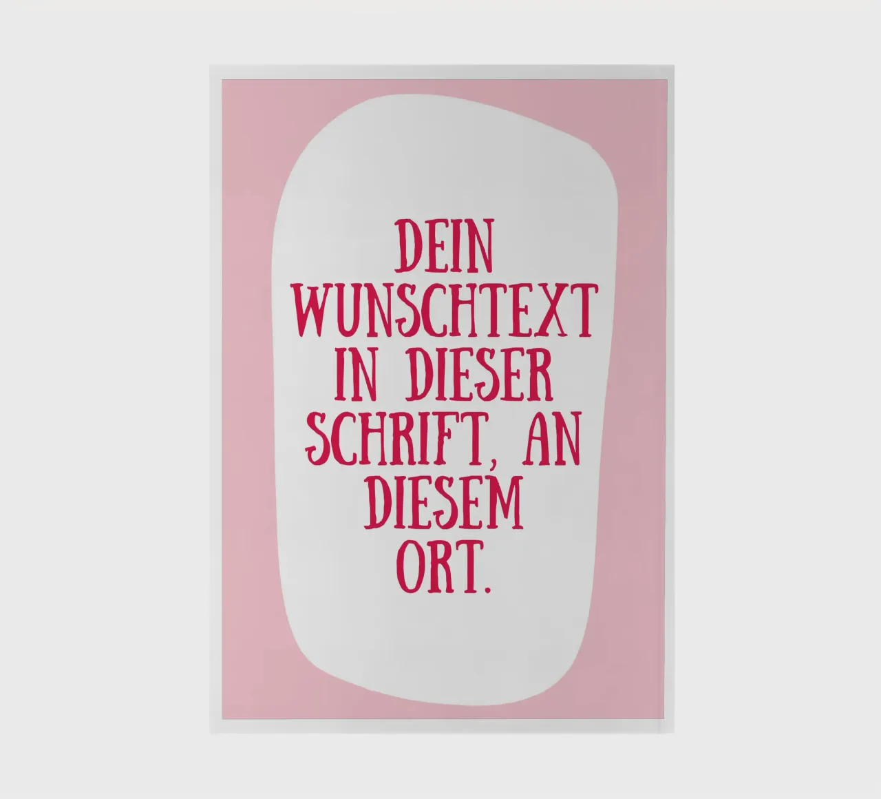 Wunschtext retro in rosa rot diario da BAINAI QUOTES