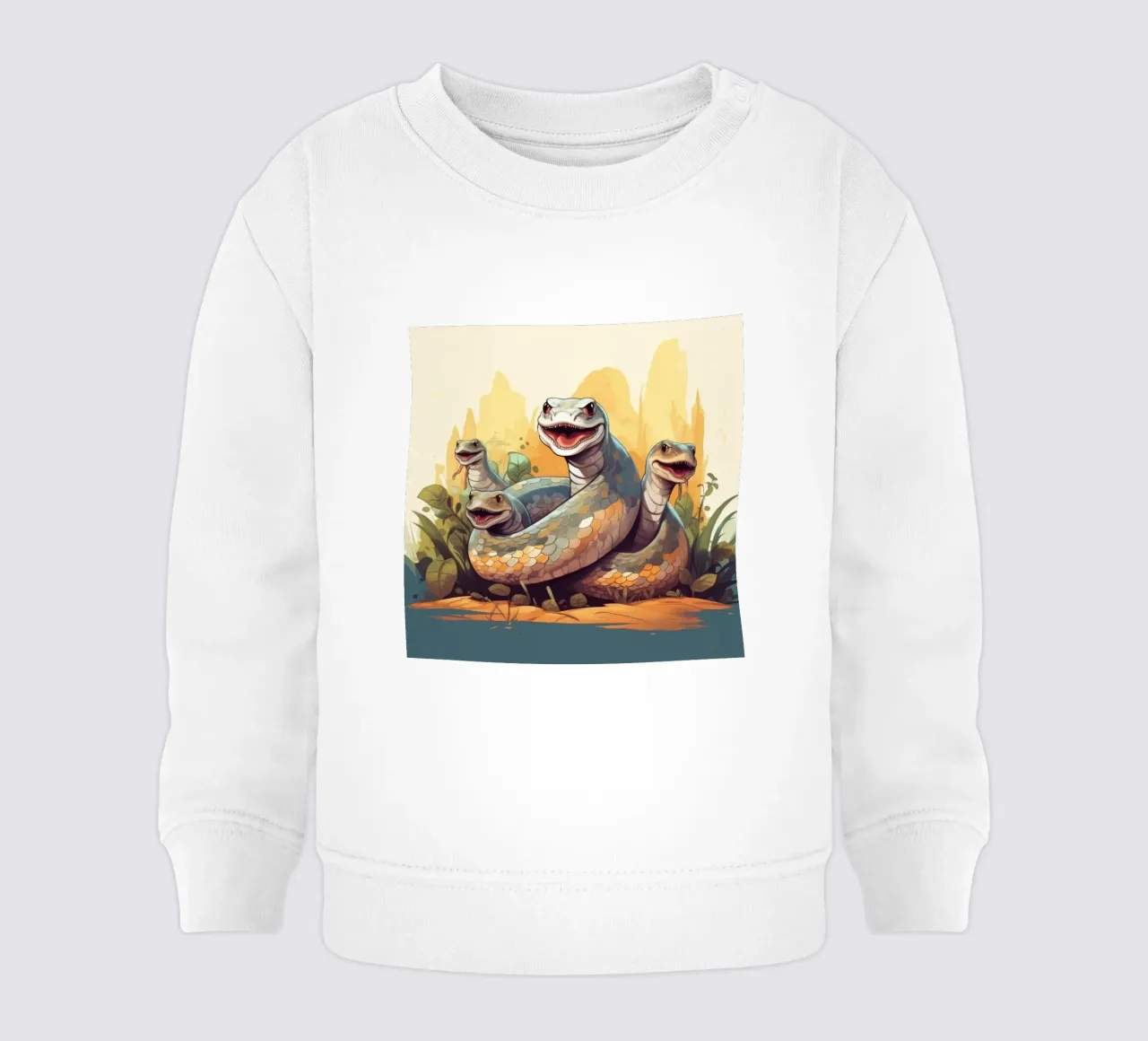 Pandilla Retro Python sudadera de bebé de Funny Animals