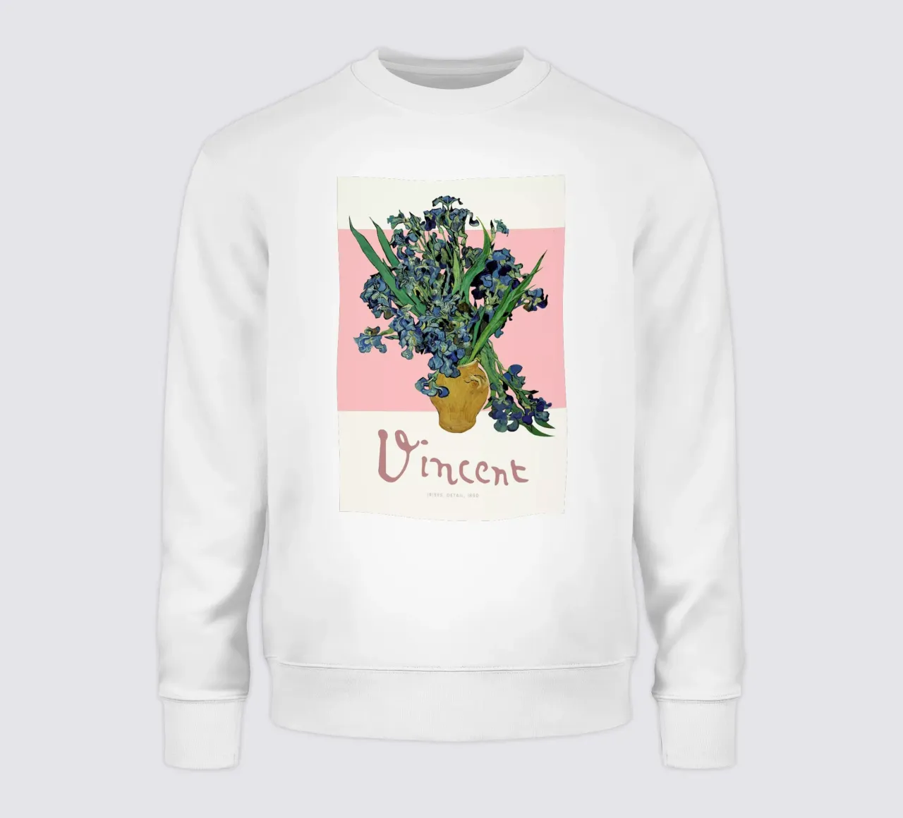 Signed, Vincent – Irises 3 sweatshirt by Vintage by JUNIQE