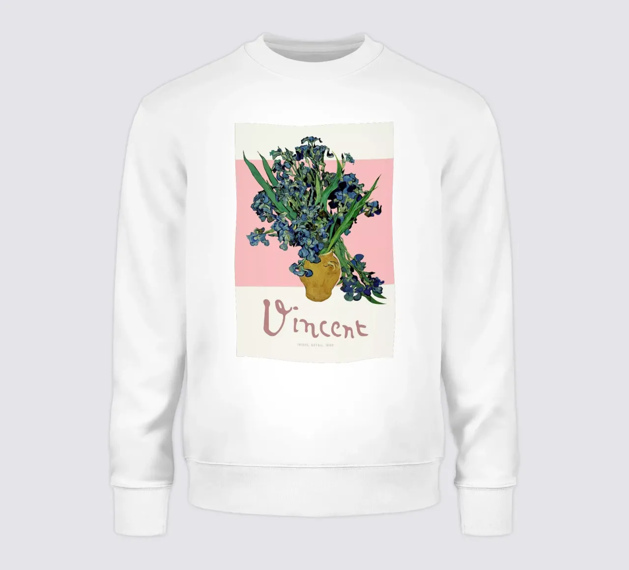 Signed, Vincent – Irises 3 felpa da Vintage by JUNIQE