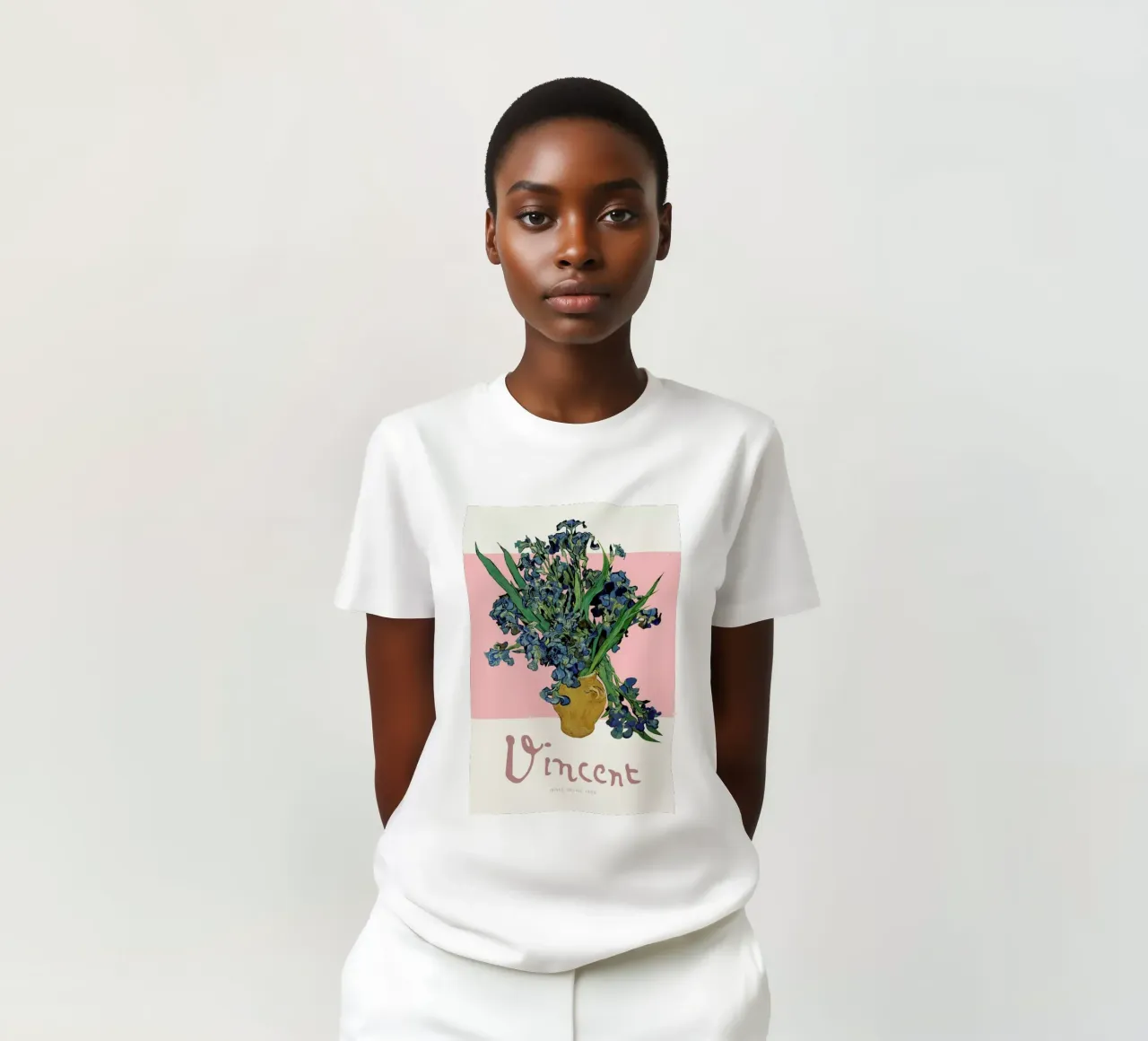 Signed, Vincent – Irises 3 t-shirt da Vintage by JUNIQE