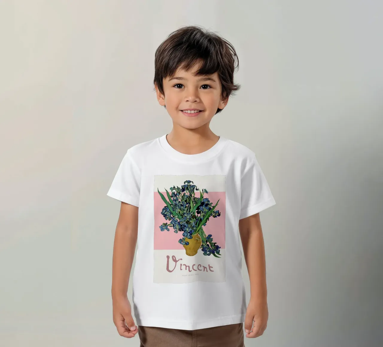 Signed, Vincent – Irises 3 t-shirt enfant de Vintage by JUNIQE