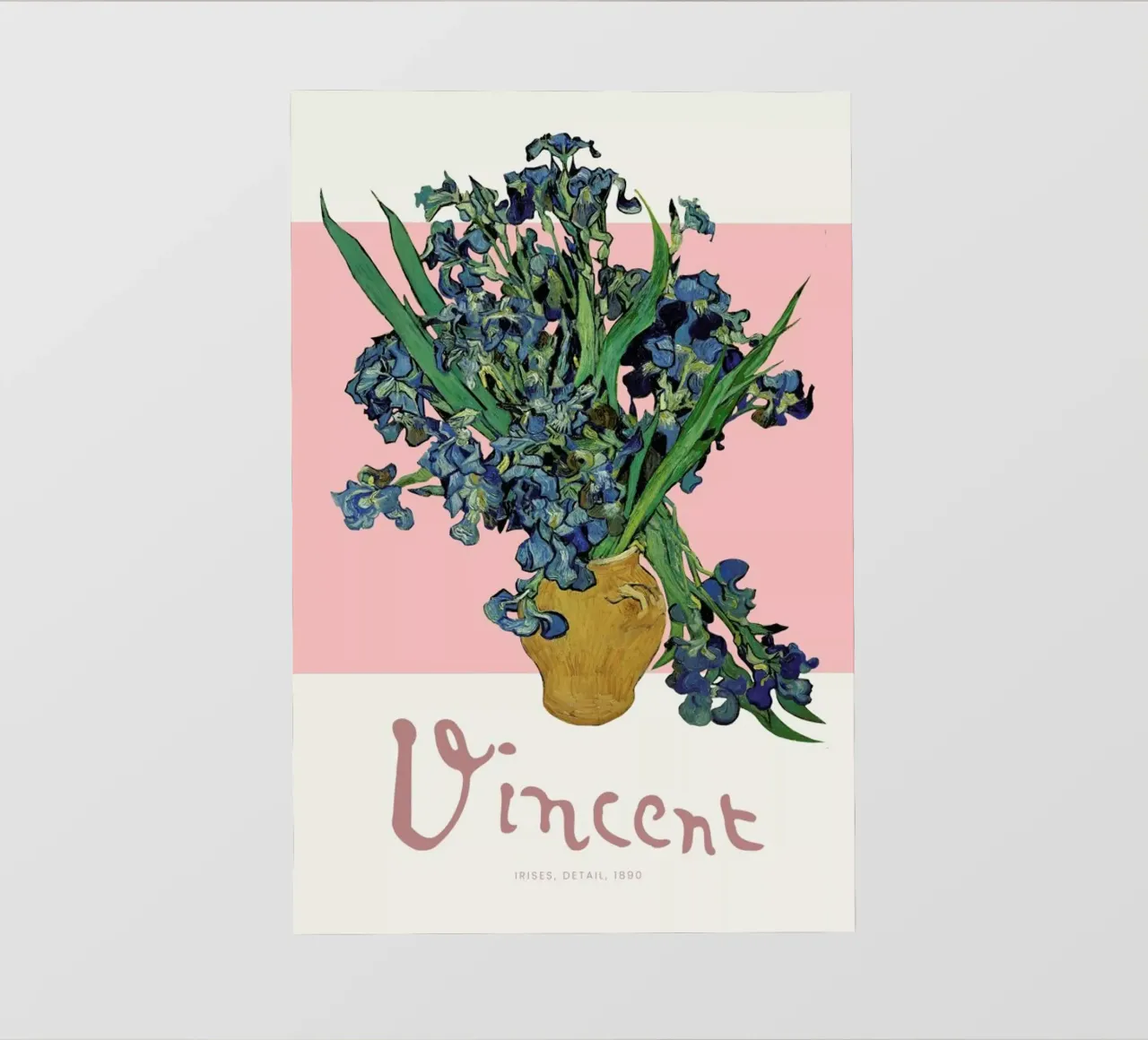 Signed, Vincent – Irises 3 pellicola backlit da Vintage by JUNIQE