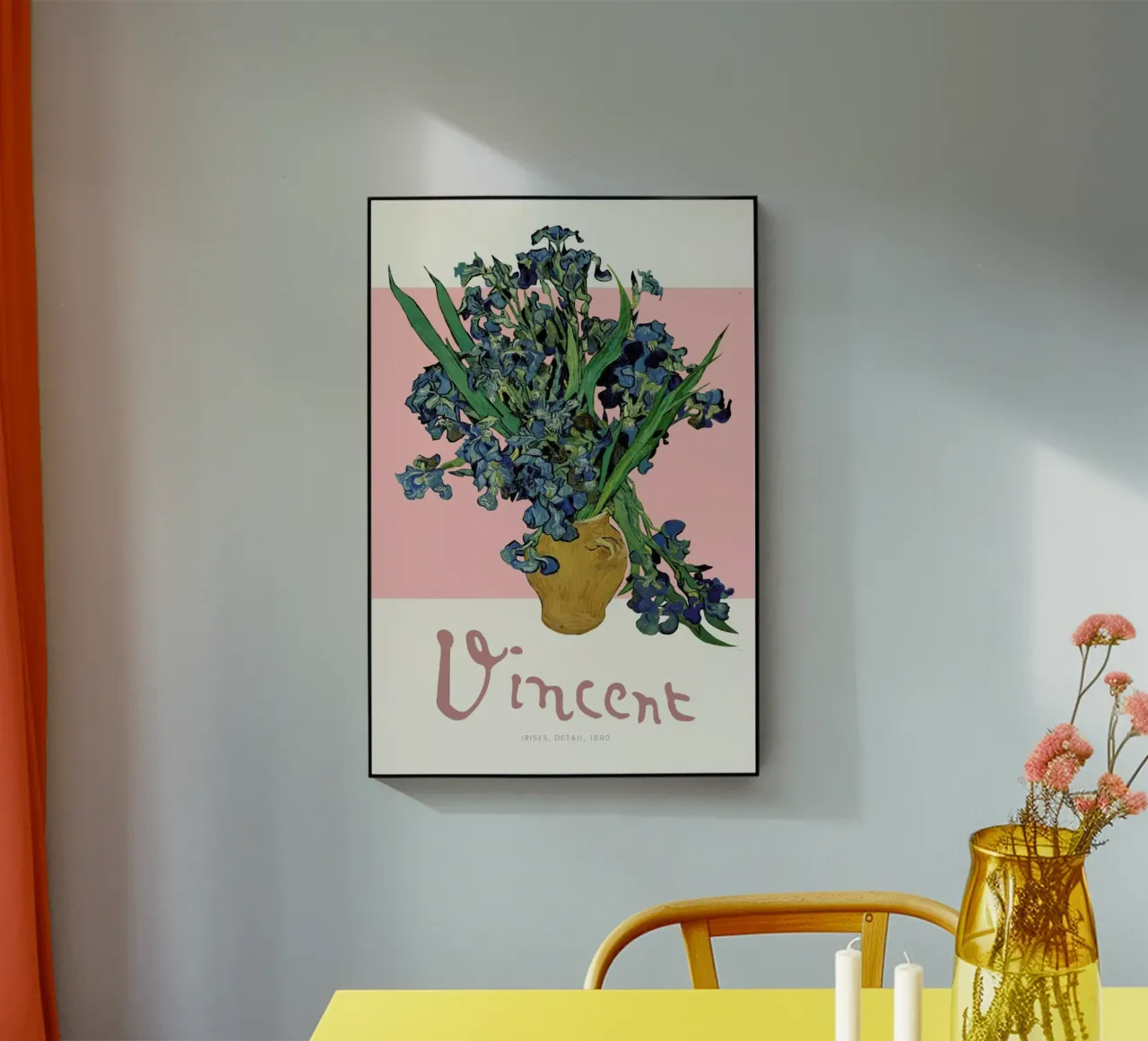 Signed, Vincent – Irises 3 plexiglass da Vintage by JUNIQE