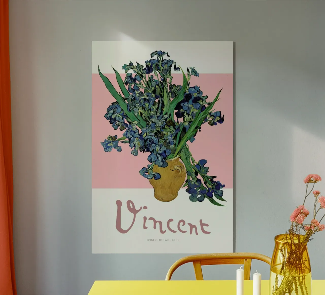 Signed, Vincent – Irises 3 plexiglass da Vintage by JUNIQE