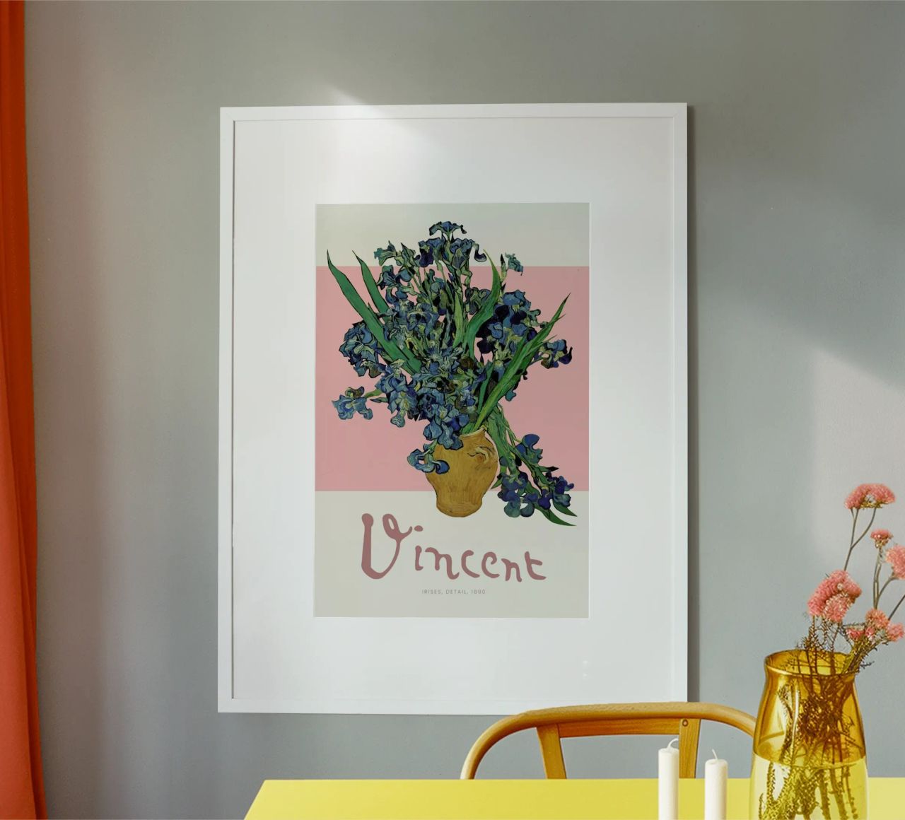 Signed, Vincent – Irises 3 poster by Vintage by JUNIQE