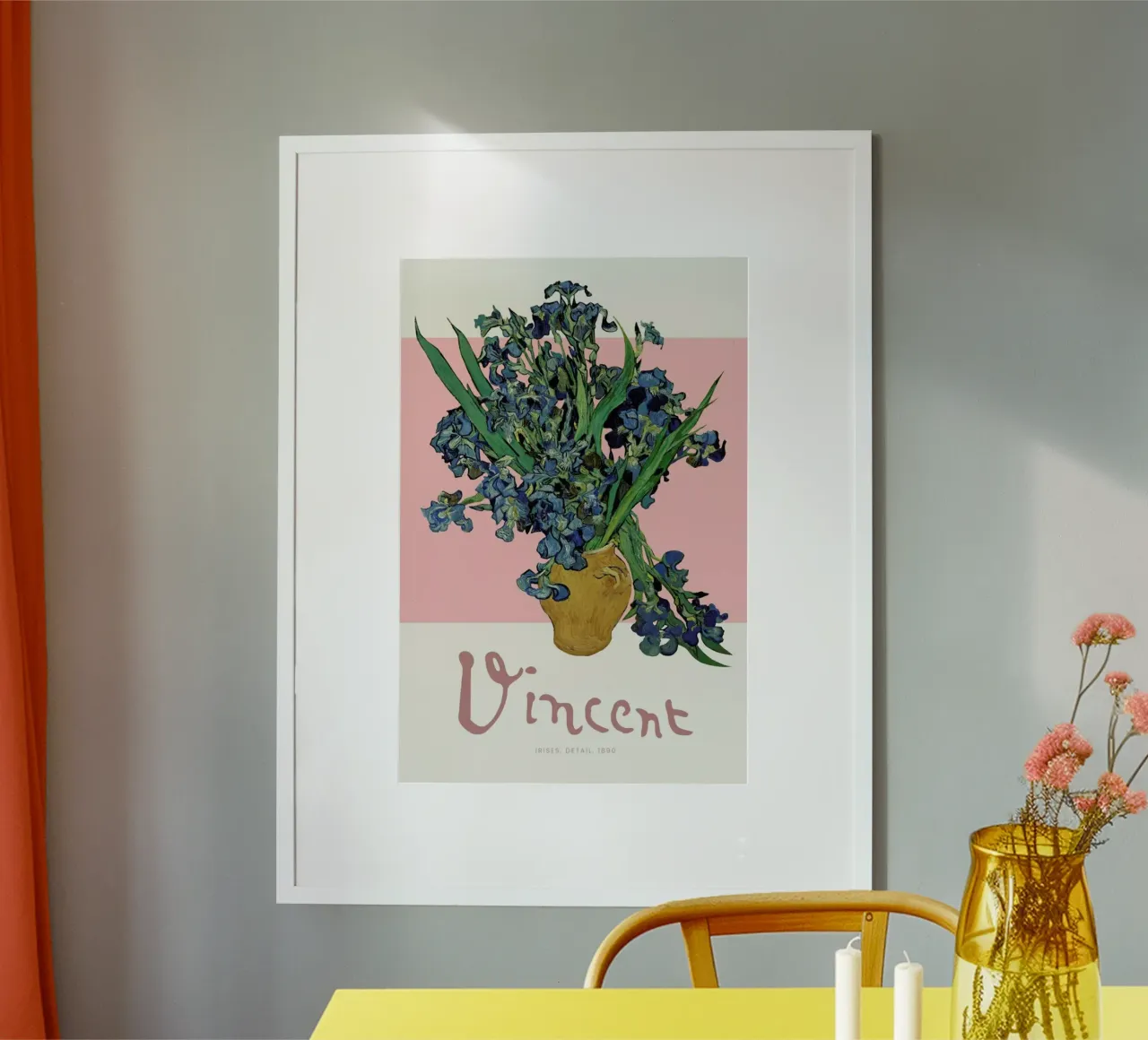 Signed, Vincent – Irises 3 poster da Vintage by JUNIQE