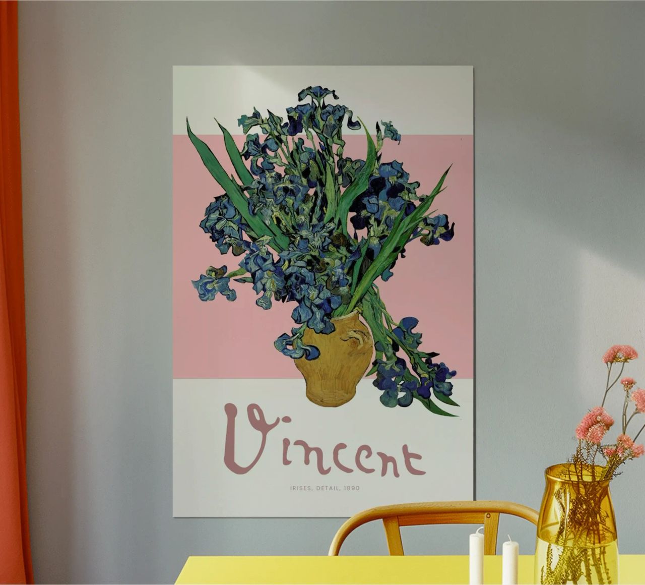 Signed, Vincent – Irises 3 poster by Vintage by JUNIQE