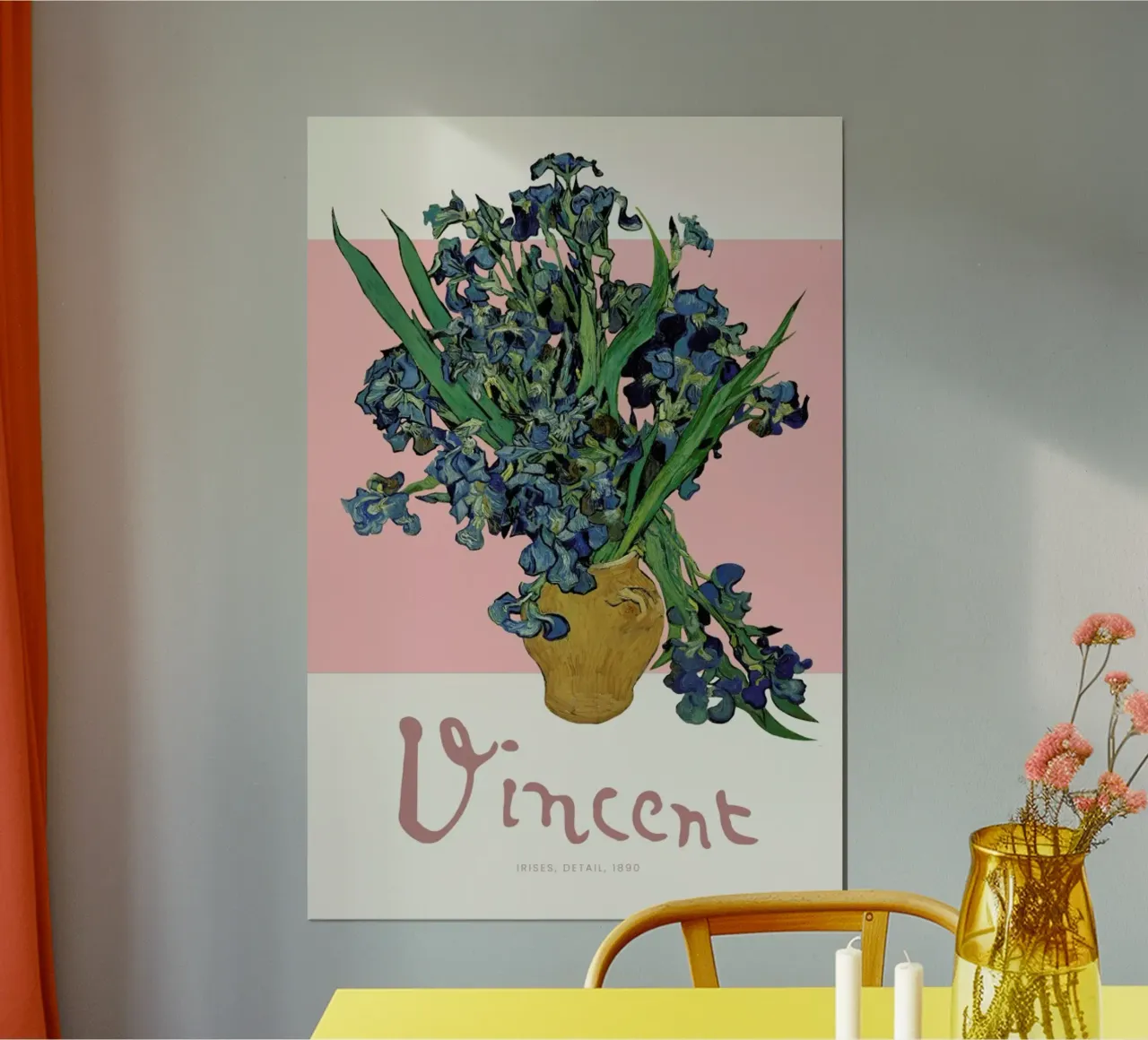 Signed, Vincent – Irises 3 poster da Vintage by JUNIQE