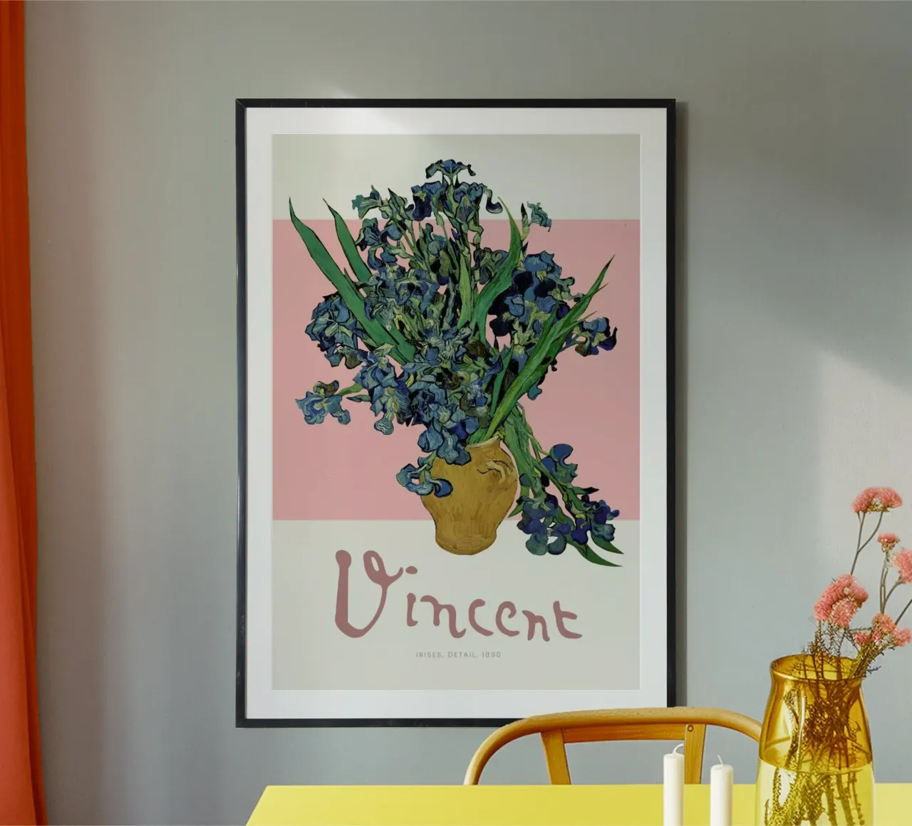 Signed, Vincent – Irises 3 poster da Vintage by JUNIQE