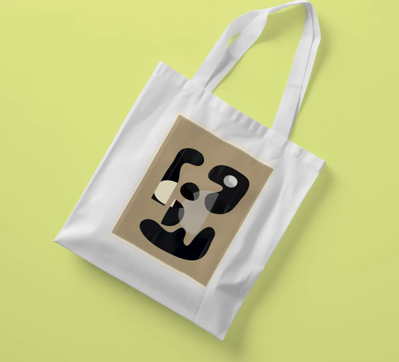 Shape Movement Geometry 3 borsa in juta da cityart