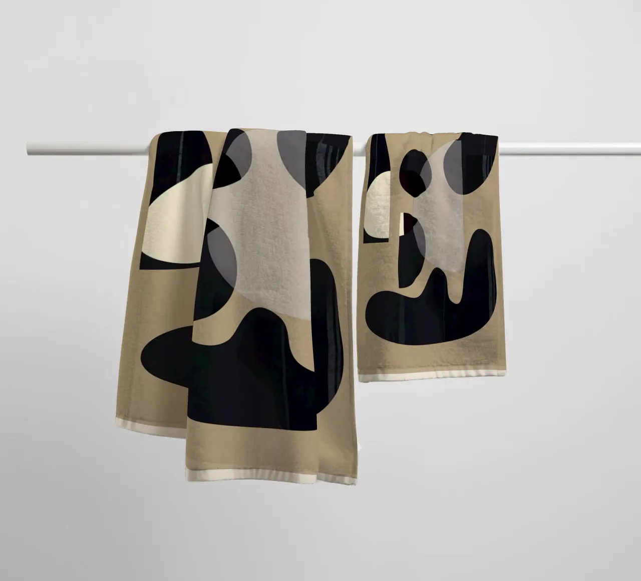 Shape Movement Geometry 3 asciugamano da bagno da cityart