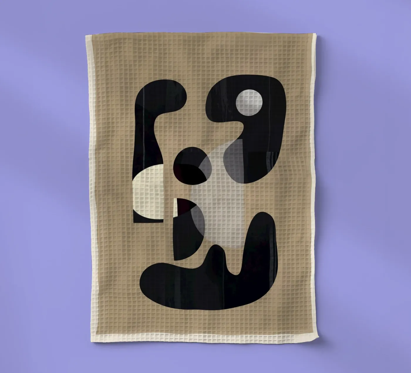 Shape Movement Geometry 3 tea towel by cityart