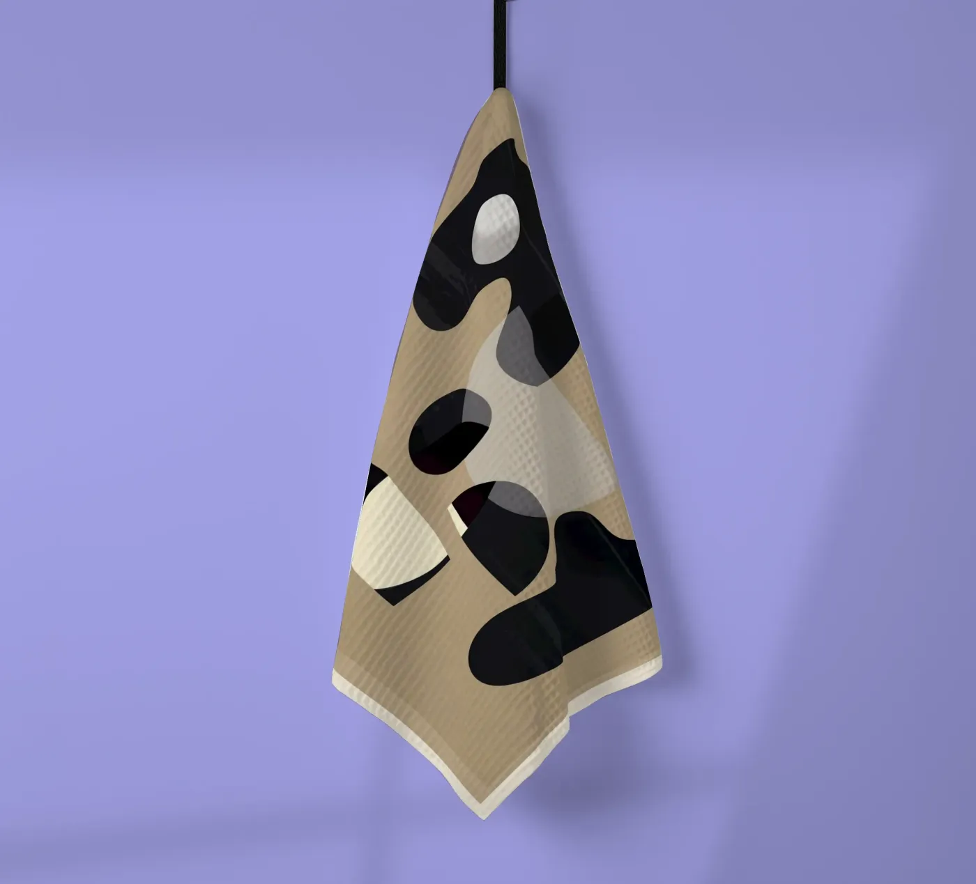 Shape Movement Geometry 3 tea towel by cityart