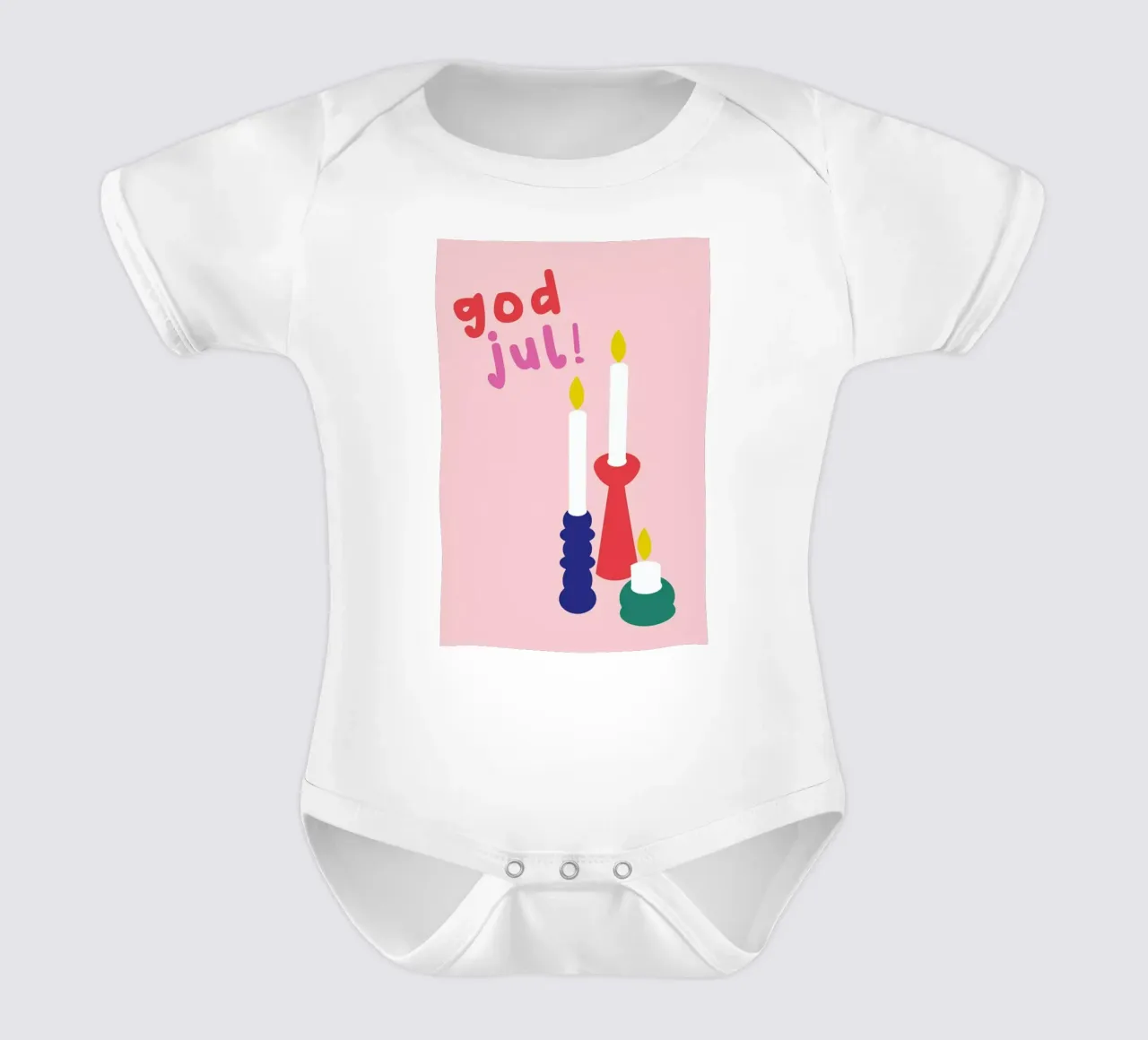 God Jul body neonato maniche corte da XOXO Arte