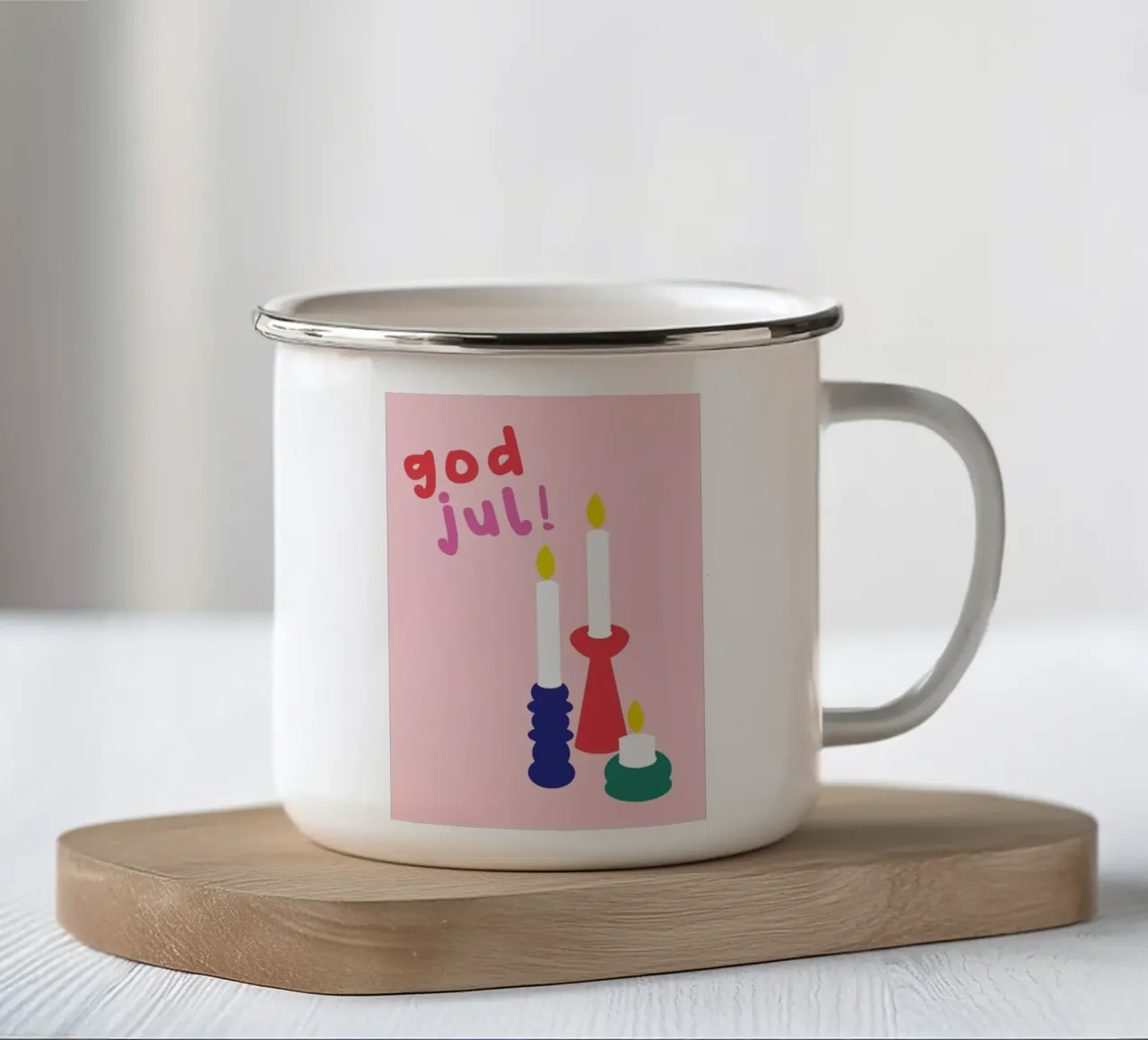 God Jul tazza in smalto da XOXO Arte
