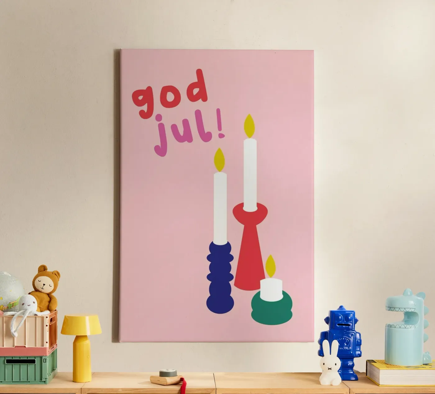 God Jul tela da XOXO Arte