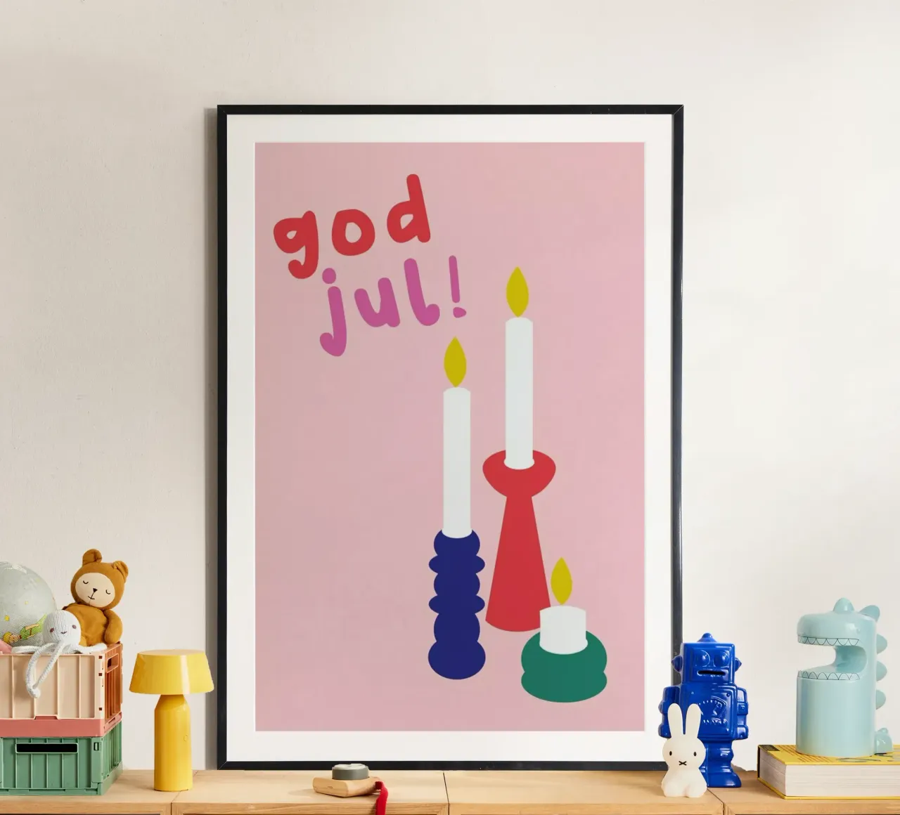 God Jul poster da XOXO Arte
