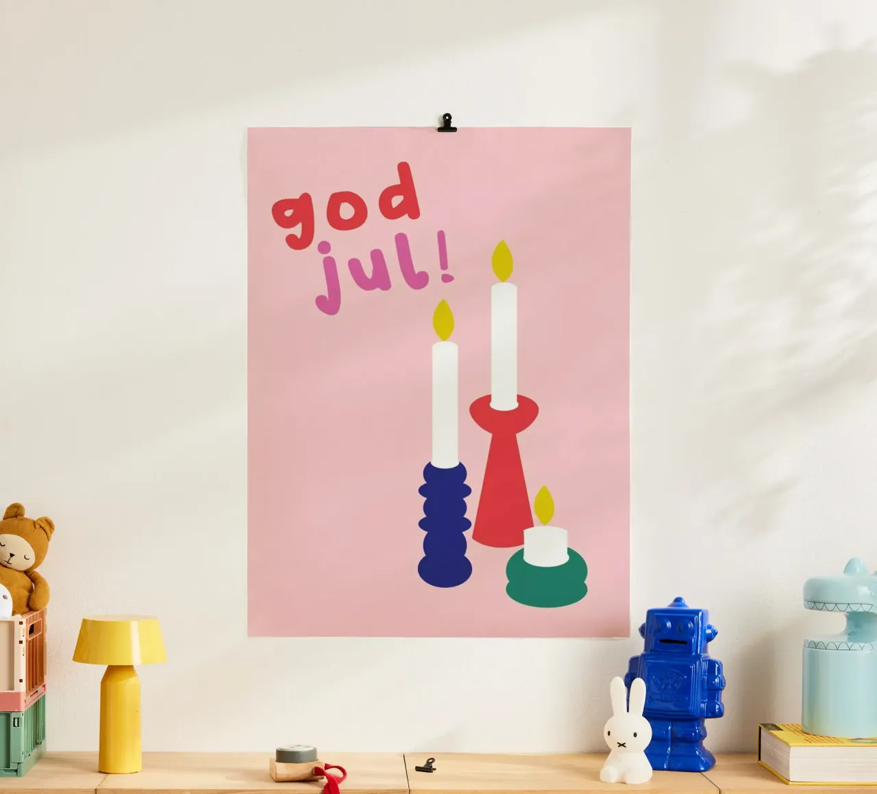 God Jul poster da XOXO Arte