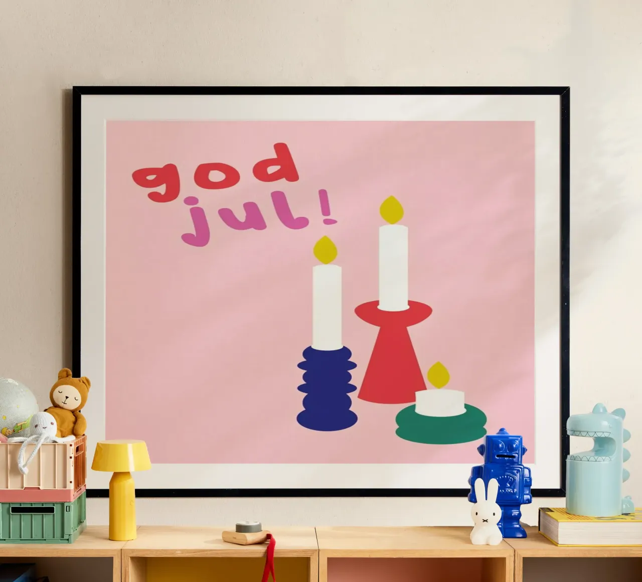 God Jul poster da XOXO Arte