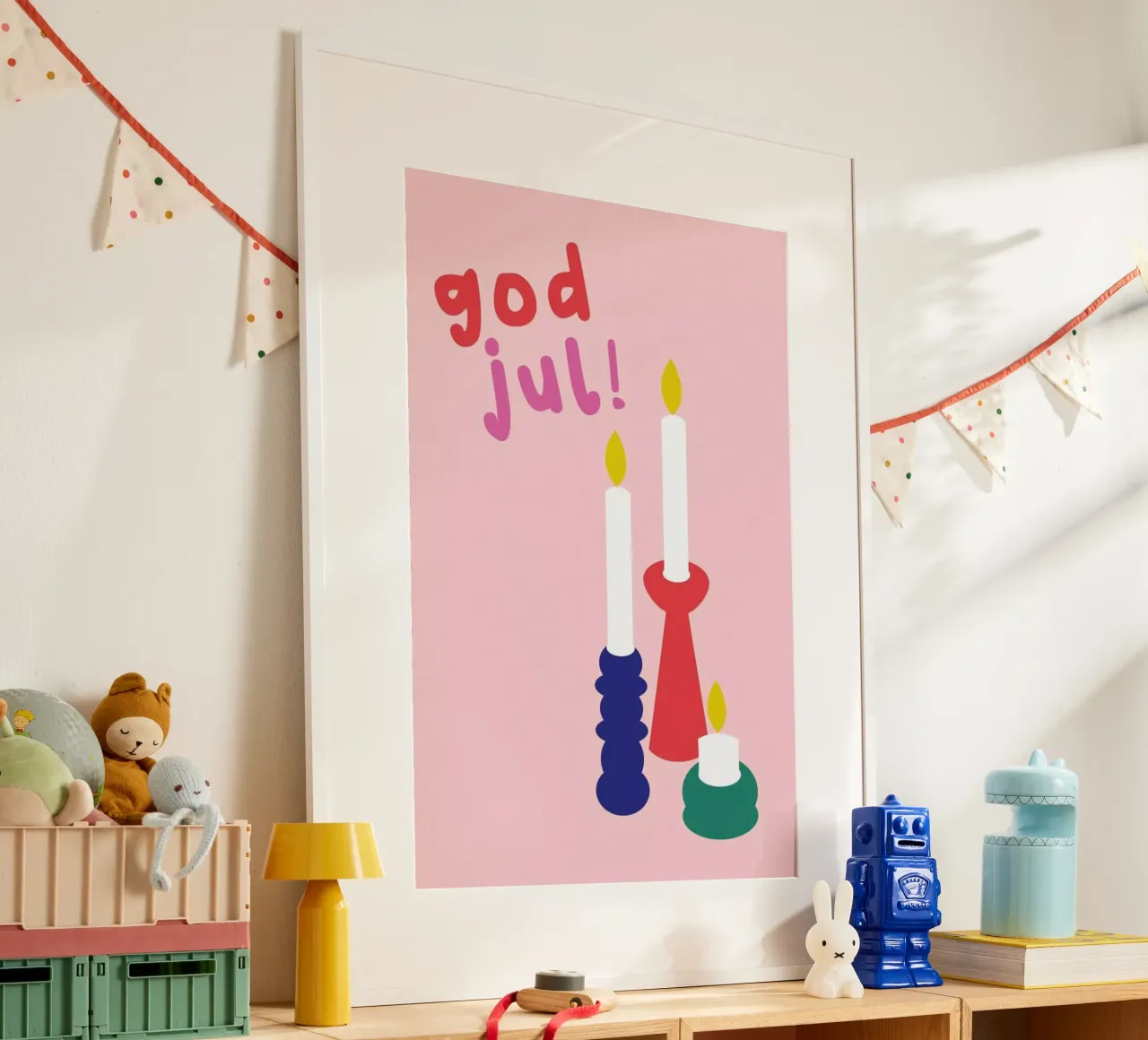 God Jul poster da XOXO Arte