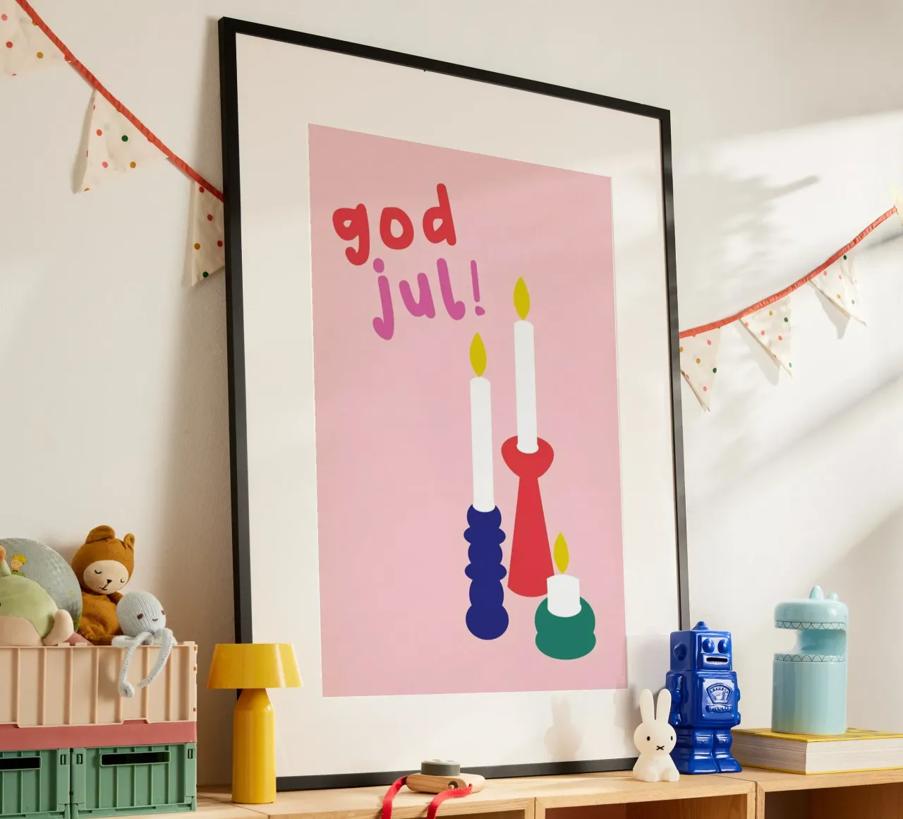God Jul poster da XOXO Arte