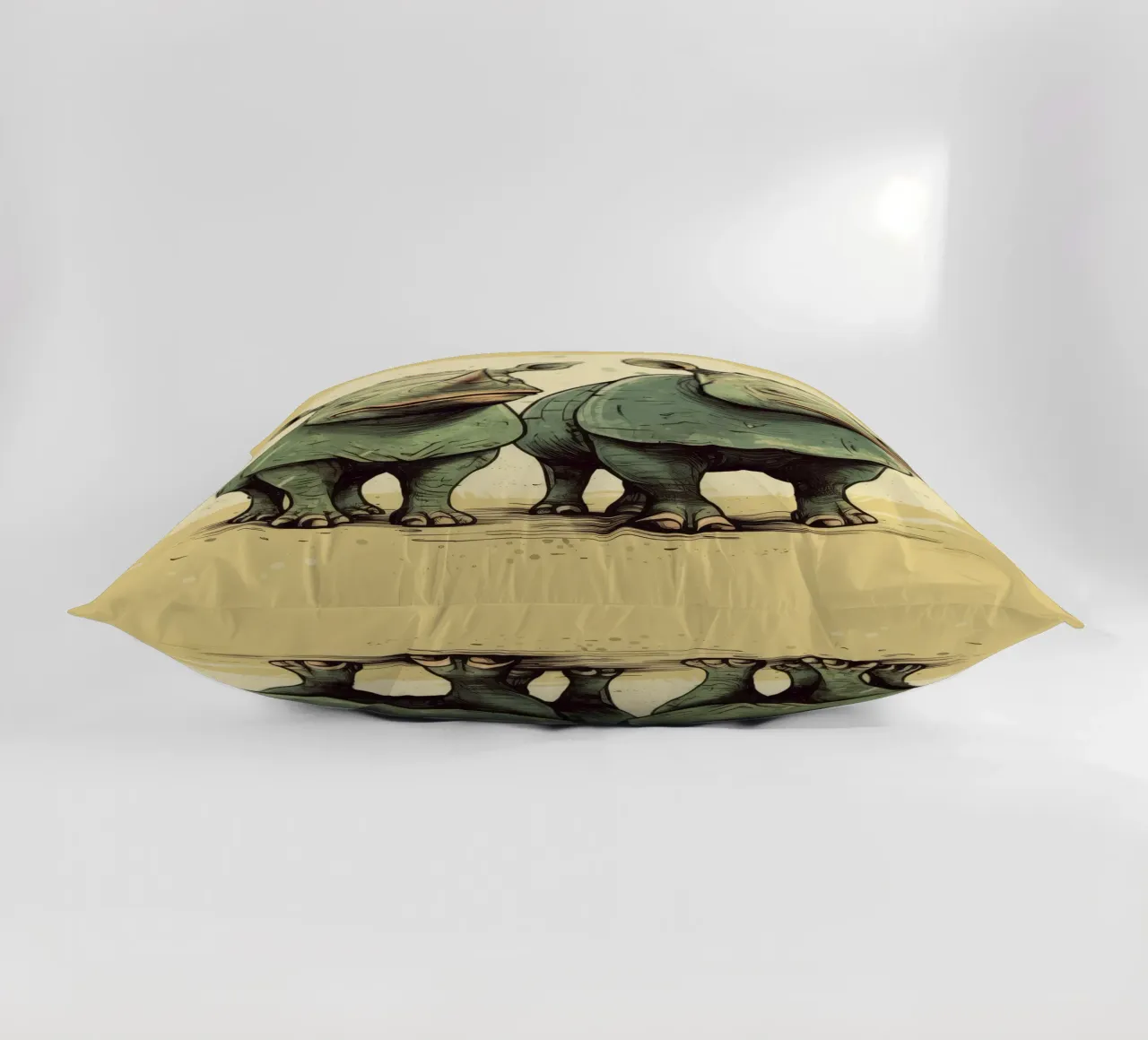 Retro Rhino Duo cuscino da Funny Animals