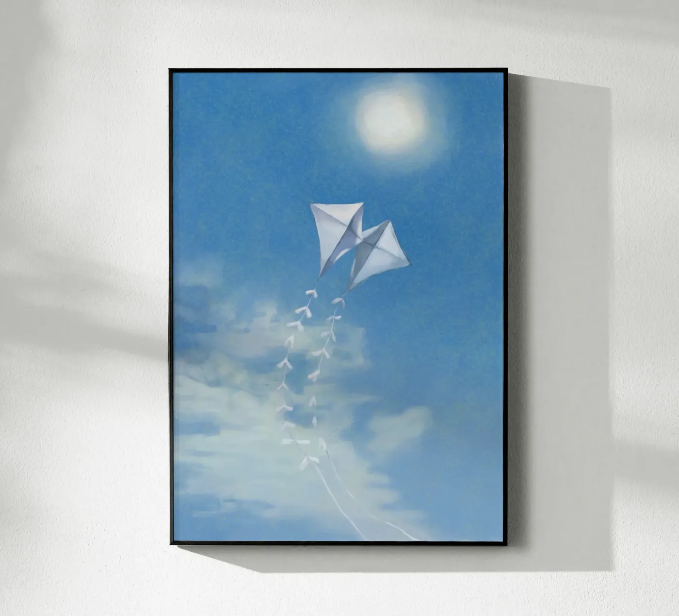 Hemelse Zweef acryl van Verse