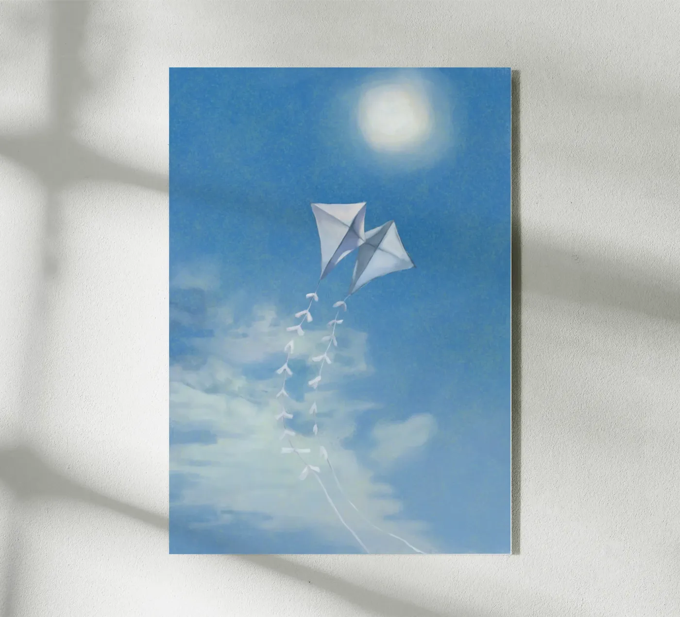 Hemelse Zweef acryl van Verse