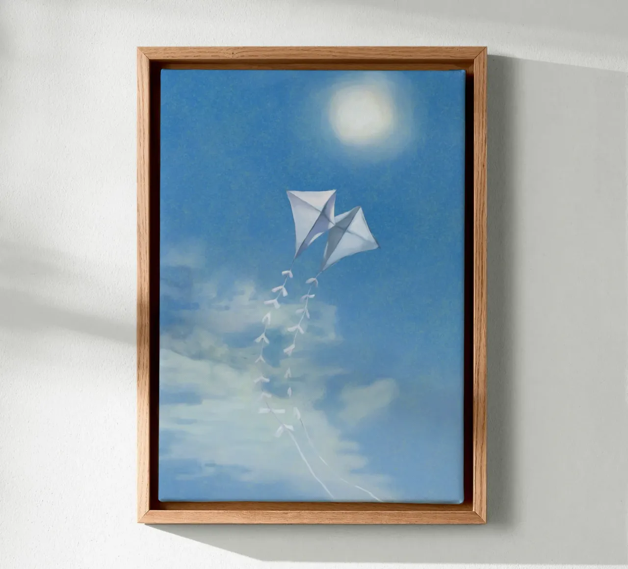 Hemelse Zweef canvas van Verse