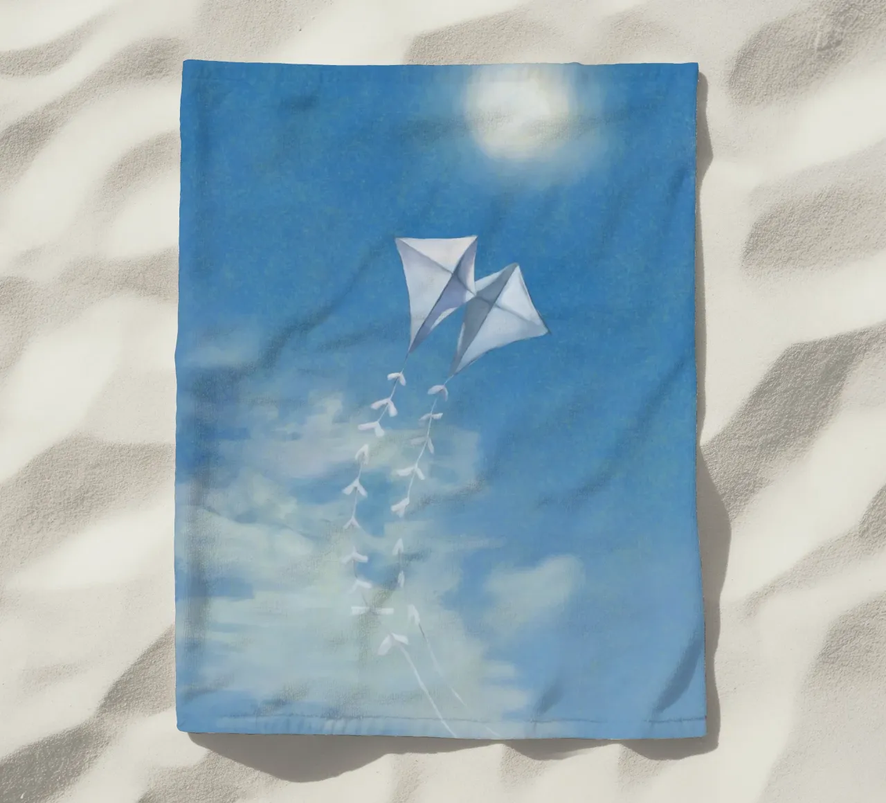 Hemelse Zweef strandhanddoek van Verse