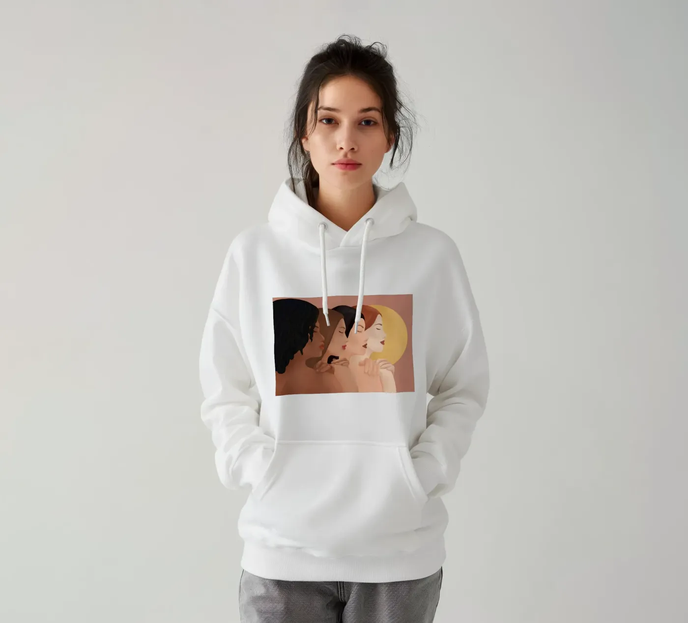 Sun hoodie van Nadjaa