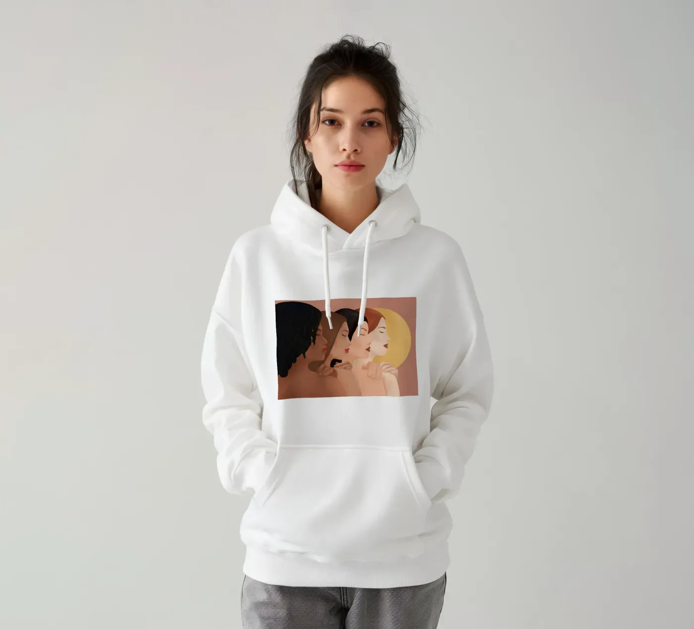 Sun hoodie van Nadjaa