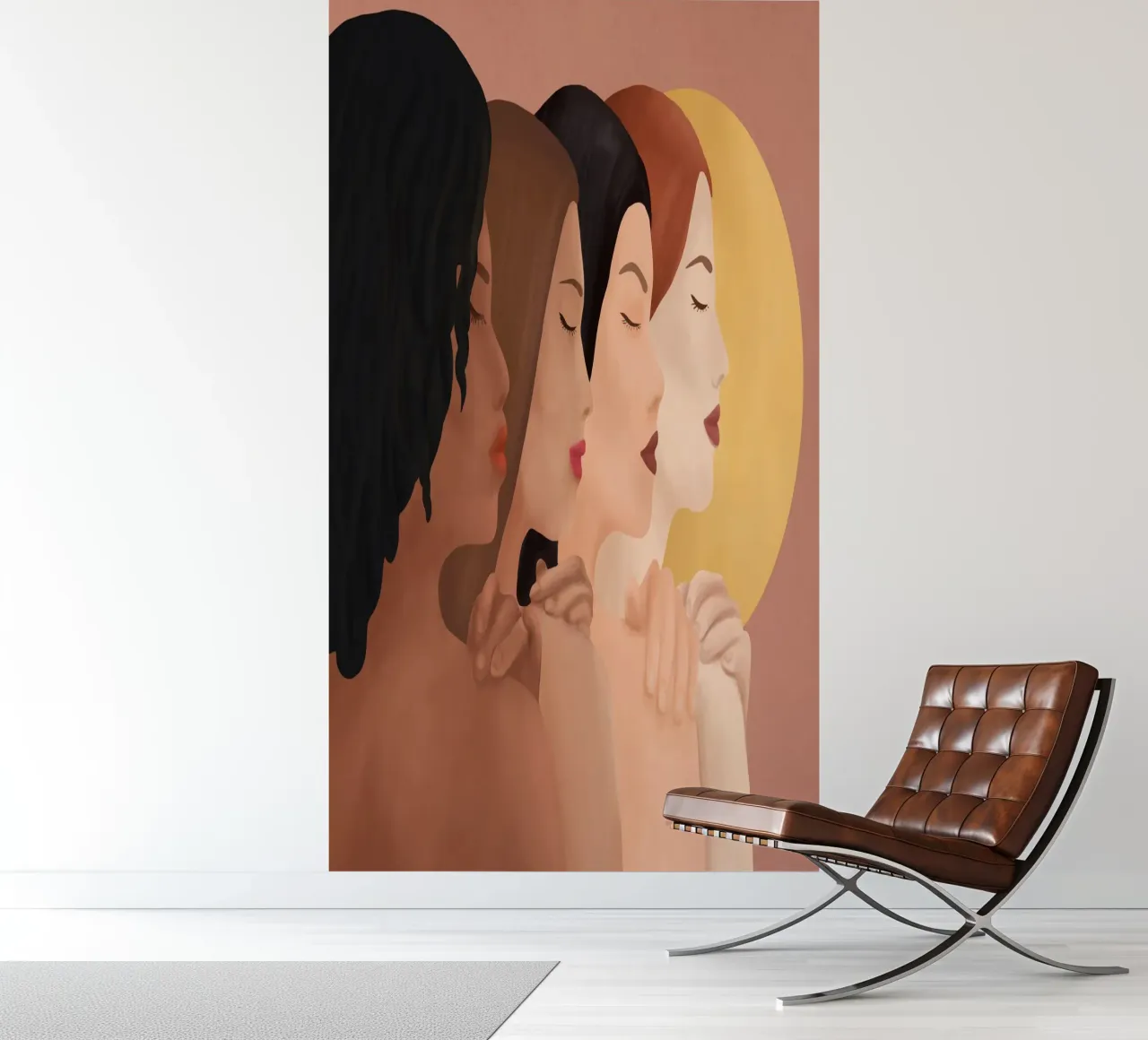 Sun fotobehang van Nadjaa